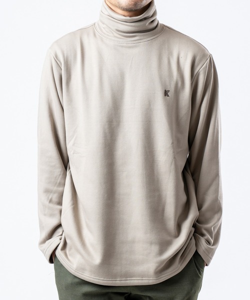 KANSAI YAMAMOTO HOMME（カンサイヤマモトオム）の「【KANSAI YAMAMOTO HOMME/カンサイヤマモトオム】デニム調タートルネック/ハイネック（Tシャツ/カットソー・メンズ・ベージュ/ネイビー/チャコールグレー・MEDIUM/X-LARGE/LARGE）」の3枚目の写真