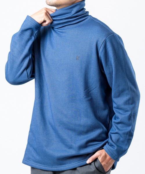 KANSAI YAMAMOTO HOMME（カンサイヤマモトオム）の「【KANSAI YAMAMOTO HOMME/カンサイヤマモトオム】デニム調タートルネック/ハイネック（Tシャツ/カットソー・メンズ・ベージュ/ネイビー/チャコールグレー・MEDIUM/X-LARGE/LARGE）」の10枚目の写真