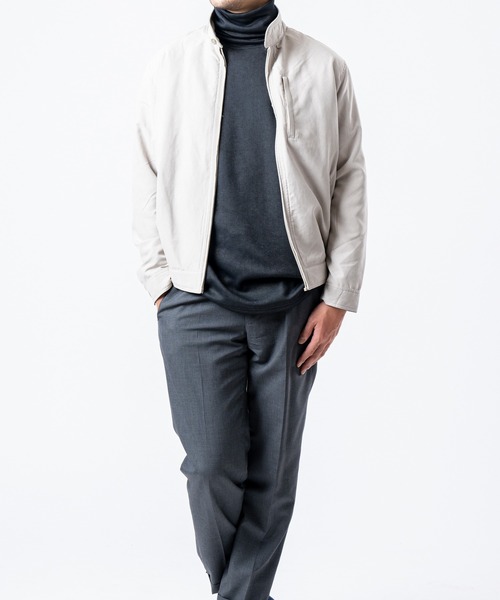 KANSAI YAMAMOTO HOMME（カンサイヤマモトオム）の「【KANSAI YAMAMOTO HOMME/カンサイヤマモトオム】デニム調タートルネック/ハイネック（Tシャツ/カットソー・メンズ・ベージュ/ネイビー/チャコールグレー・MEDIUM/X-LARGE/LARGE）」の16枚目の写真