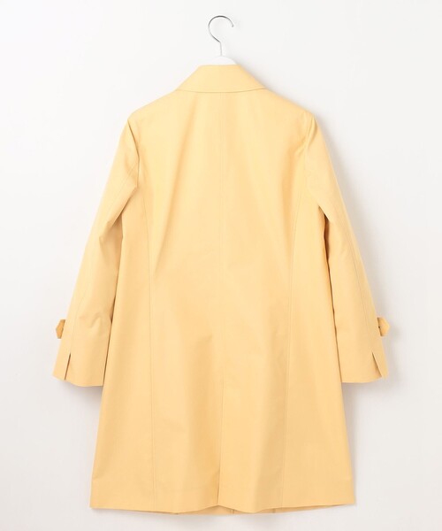 J.PRESS Ladies(J.プレス レディス)の「【撥水・WEB限定カラーあり】コットンポリエステル ツイル ロング コート(ステンカラーコート・レディース・イエロー系/ネイビー系/ピンク系/ライトグレー系・XS/S)」の5枚目の写真