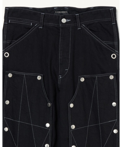 FORSOMEONE（フォーサムワン）の「FORSOMEONE W-KNEE PAINTER DENIM