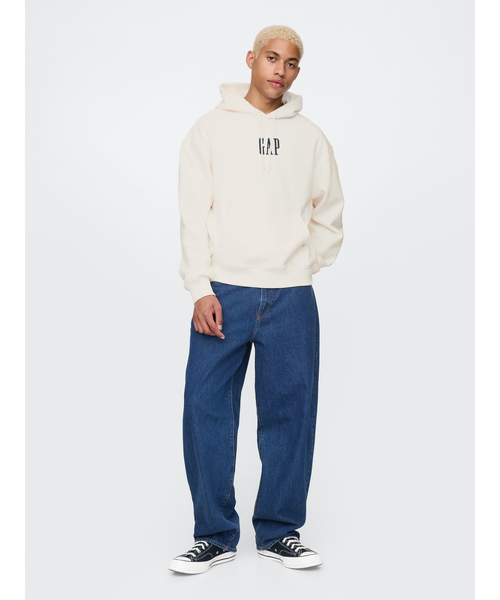 GAP（ギャップ）の「ヴィンテージソフトGAPロゴ パーカー（パーカー・メンズ・ネイビー/レッド/オフホワイト/イエロー/ピンク/ブラウン・XS/S/M/XL/L）」の11枚目の写真