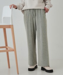 SHOO・LA・RUE | 【S-LL】やわらかい風合いが魅力 裏起毛イージーパンツ【SHOO WARM】(その他パンツ)