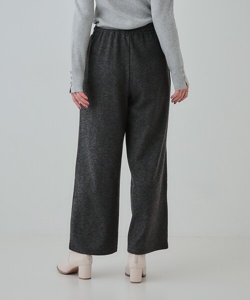 SHOO・LA・RUE（シューラルー）の「【あったか】やわらかい風合いが魅力 裏起毛イージーパンツ（その他パンツ・レディース・チャコールグレー/グリーン/スミクロ・01/02/03/04）」の15枚目の写真
