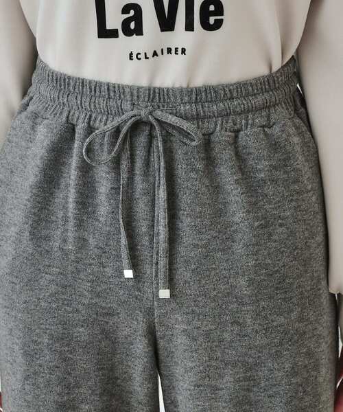 SHOO・LA・RUE（シューラルー）の「【あったか】やわらかい風合いが魅力 裏起毛イージーパンツ（その他パンツ・レディース・チャコールグレー/グリーン/スミクロ・01/02/03/04）」の21枚目の写真