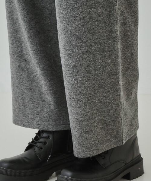 SHOO・LA・RUE（シューラルー）の「【あったか】やわらかい風合いが魅力 裏起毛イージーパンツ（その他パンツ・レディース・チャコールグレー/グリーン/スミクロ・01/02/03/04）」の18枚目の写真