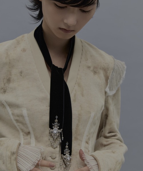 tanakadaisuke/タナカダイスケ】《STUDIOUS別注》crystal silver tip