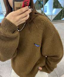 CIAOPANIC | ワンポイント刺繡シャギーニットプルオーバー(ニット/セーター)