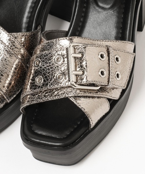 PAGEBOY（ページボーイ）の「バックルチャンキーヒール（ブーツ・レディース・ブラック/ブロンズ・MEDIUM/LARGE）」の20枚目の写真