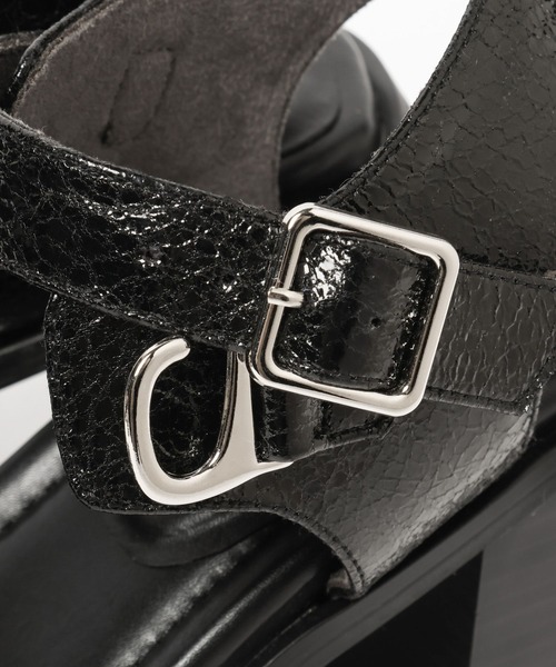 PAGEBOY（ページボーイ）の「バックルチャンキーヒール（ブーツ・レディース・ブラック/ブロンズ・MEDIUM/LARGE）」の15枚目の写真