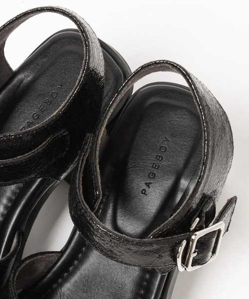 PAGEBOY（ページボーイ）の「バックルチャンキーヒール（ブーツ・レディース・ブラック/ブロンズ・MEDIUM/LARGE）」の13枚目の写真