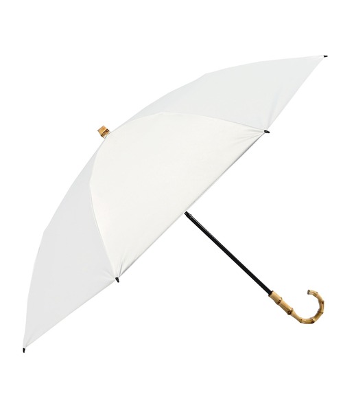 nifty colors(ニフティーカラーズ)の「【日傘 晴雨兼用】Peachdrop sun shade 2steps mini 50㎝(折りたたみ傘・レディース・ホワイト/ベージュ/ピンク・FREE)」の5枚目の写真