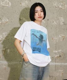 THRIFTY LOOK（スリフティールック）の「THRIFTY LOOK / スリフティールック THRIFTY "NIRVANA NEVERMIND" TEE ニルヴァーナ ネバーマインド バンドTシャツ バンT（Tシャツ/カットソー）」