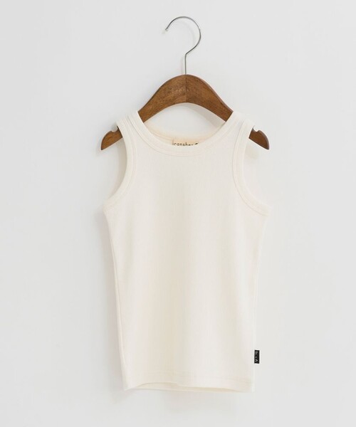 BRANSHES（ブランシェス）の「【b.+A】金子綾/タンクトップ（タンクトップ・キッズ・アイボリー/ブラック/杢グレー・90/100/110/120/130/140/150/160）」の2枚目の写真