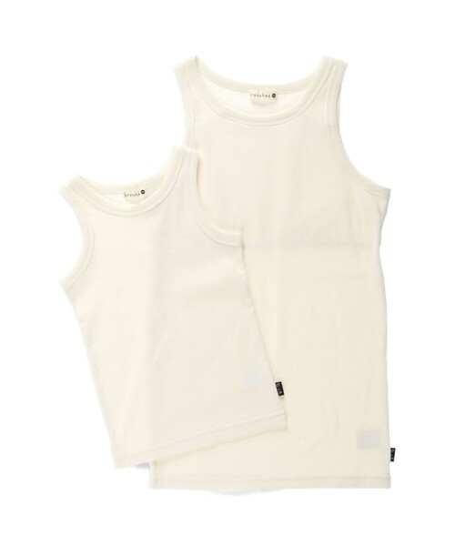 BRANSHES（ブランシェス）の「【b.+A】金子綾/タンクトップ（タンクトップ・キッズ・アイボリー/ブラック/杢グレー・90/100/110/120/130/140/150/160）」の8枚目の写真