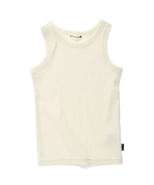 BRANSHES（ブランシェス）の「【b.+A】金子綾/タンクトップ（タンクトップ・キッズ・アイボリー/ブラック/杢グレー・90/100/110/120/130/140/150/160）」の12枚目の写真