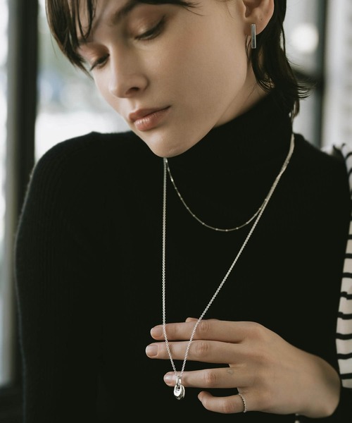 Ops.（オプス）の「ネックレス レディース シルバー925 ロングネックレス 【milia ミリア】（ネックレス・レディース・シルバー/イエローゴールド・ONE SIZE）」の5枚目の写真