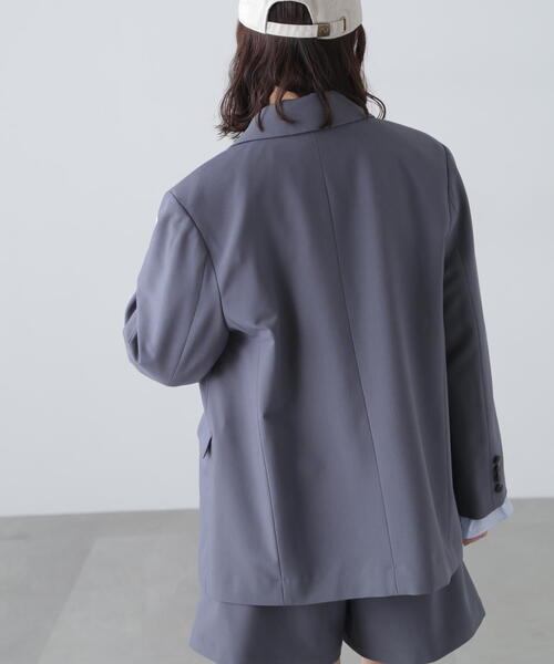 セール】◇〈セットアップ対応〉オーバーサイズジャケット（テーラード
