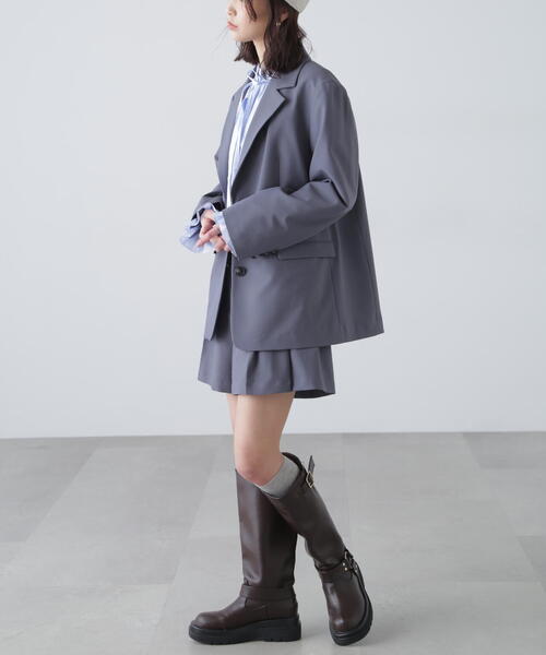 セール】◇〈セットアップ対応〉オーバーサイズジャケット（テーラード