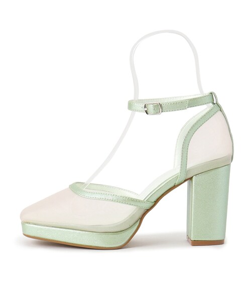 ESPERANZA（エスペランサ）の「セパレートストレートヒール（パンプス・レディース・グリーン系その他4/ブラック系8/レッド系4/アイボリー系8・L/LL/M/S）」の9枚目の写真