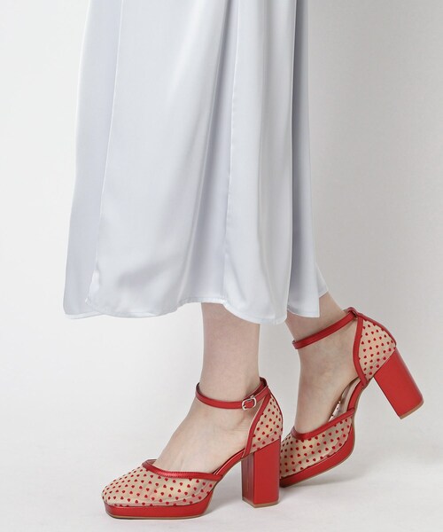 ESPERANZA（エスペランサ）の「セパレートストレートヒール（パンプス・レディース・グリーン系その他4/ブラック系8/レッド系4/アイボリー系8・L/LL/M/S）」の16枚目の写真