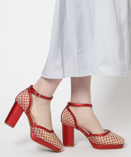 ESPERANZA（エスペランサ）の「セパレートストレートヒール（パンプス・レディース・グリーン系その他4/ブラック系8/レッド系4/アイボリー系8・L/LL/M/S）」の18枚目の写真