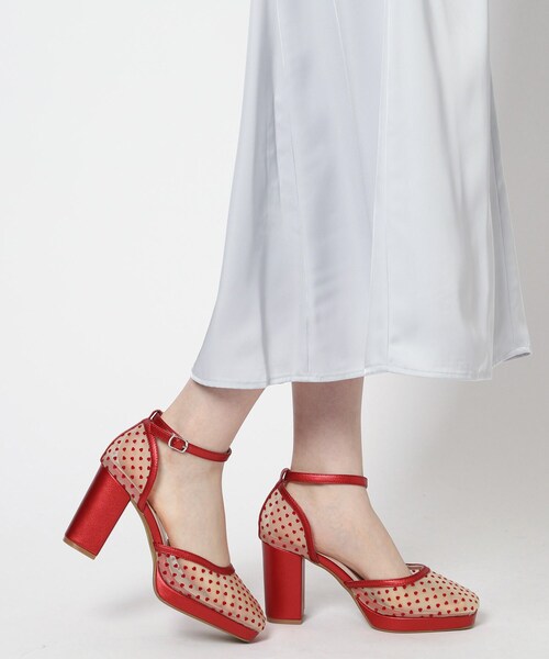 ESPERANZA（エスペランサ）の「セパレートストレートヒール（パンプス・レディース・グリーン系その他4/ブラック系8/レッド系4/アイボリー系8・L/LL/M/S）」の19枚目の写真