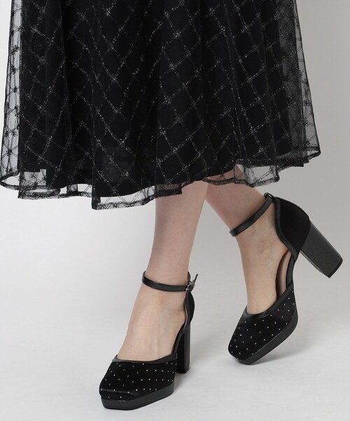 ESPERANZA（エスペランサ）の「セパレートストレートヒール（パンプス・レディース・グリーン系その他4/ブラック系8/レッド系4/アイボリー系8・L/LL/M/S）」の2枚目の写真