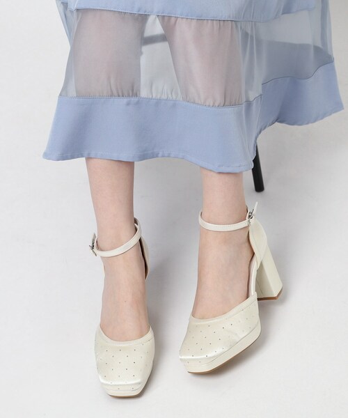 ESPERANZA（エスペランサ）の「セパレートストレートヒール（パンプス・レディース・グリーン系その他4/ブラック系8/レッド系4/アイボリー系8・L/LL/M/S）」の3枚目の写真