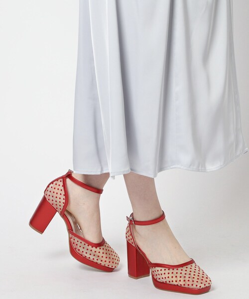 ESPERANZA（エスペランサ）の「セパレートストレートヒール（パンプス・レディース・グリーン系その他4/ブラック系8/レッド系4/アイボリー系8・L/LL/M/S）」の6枚目の写真