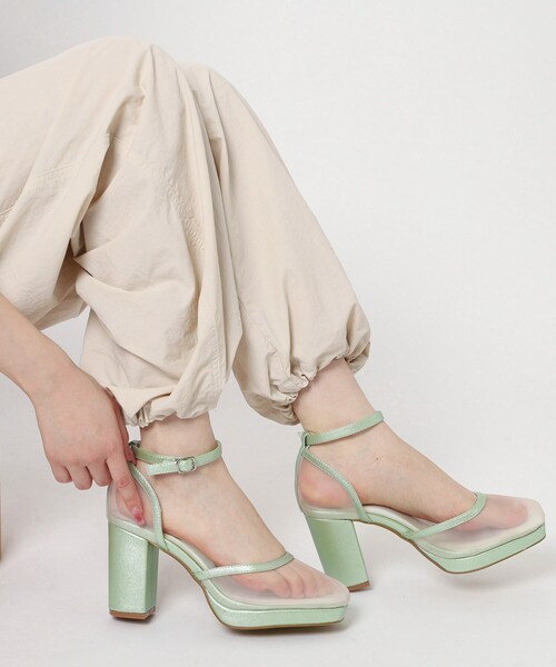 ESPERANZA（エスペランサ）の「セパレートストレートヒール（パンプス・レディース・グリーン系その他4/ブラック系8/レッド系4/アイボリー系8・L/LL/M/S）」の5枚目の写真