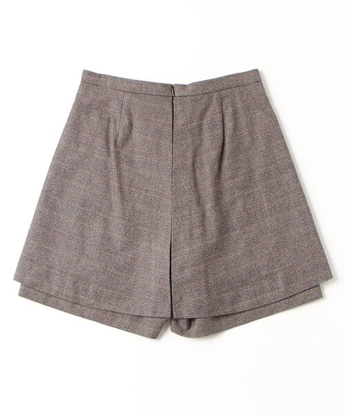 mikomori(ミコモリ)の「LAYERED SKIRT PANTS(スカート・レディース・ブラウン・FREE)」の7枚目の写真