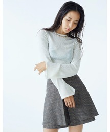 LAYERED SKIRT PANTS