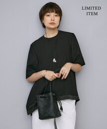 ICB（アイシービー）の「FluidBackSatin  Tブラウス（シャツ/ブラウス）」