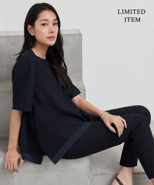 ✨極美品✨ アイシービー 2022年 FluidBackSatin Tブラウス ✨極美品✨ アイシービー 2022年 FluidBackSatin Tブラウス