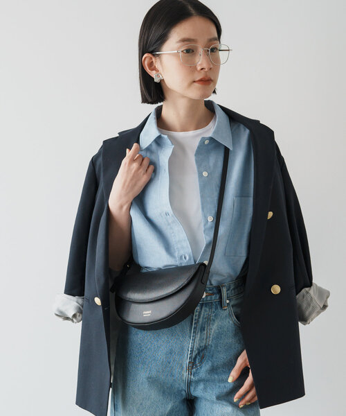 russet（ラシット）の「レザーハーフムーンミニショルダーバッグ(CE