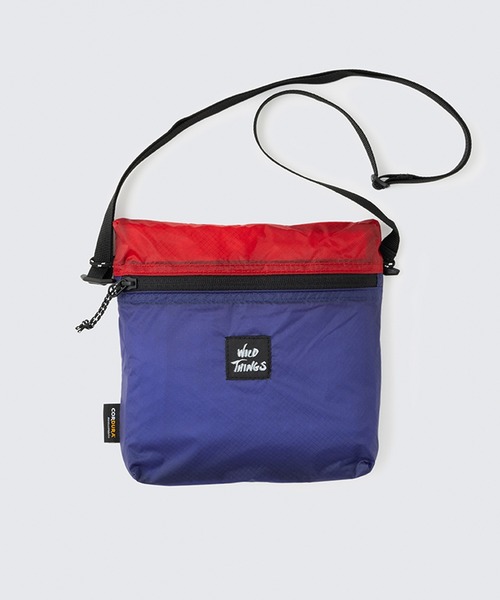 WILD THINGS(ワイルドシングス)の「WILD THINGS/ワイルドシングス CORDURA SIL SACOCHE コーデュラナイロンサコッシュ ミニショルダーバッグ(ショルダーバッグ・メンズ・パープル系その他/グリーン系その他/ブルー系その他/ブラック・FREE)」の3枚目の写真