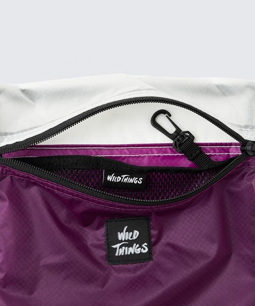 WILD THINGS(ワイルドシングス)の「WILD THINGS/ワイルドシングス CORDURA SIL SACOCHE コーデュラナイロンサコッシュ ミニショルダーバッグ(ショルダーバッグ・メンズ・パープル系その他/グリーン系その他/ブルー系その他/ブラック・FREE)」の6枚目の写真