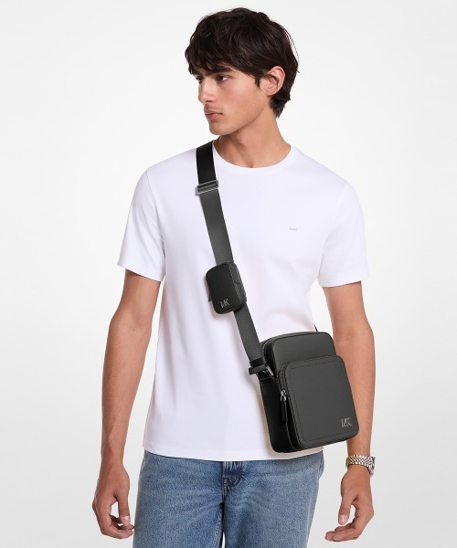 MICHAEL KORS(マイケルコース)の「COOPER フライトバッグ ウィズ ポーチ(ショルダーバッグ・メンズ・ブラック・FREE)」の5枚目の写真