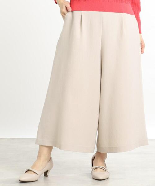 Reflect（リフレクト）の「【手洗い可】フリュイドスカーチョパンツ（その他パンツ・レディース・ブラック/サンドベージュ/キャメル・07/05/15 /13/11/09/17）」の3枚目の写真