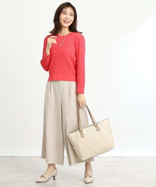 Reflect（リフレクト）の「【手洗い可】フリュイドスカーチョパンツ（その他パンツ・レディース・ブラック/サンドベージュ/キャメル・07/05/15 /13/11/09/17）」の12枚目の写真