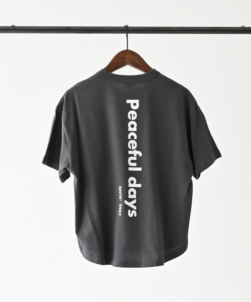 GENERATOR(ジェネレーター)の「GENERATOR/ジェネレーター PEACE Tシャツ(Tシャツ/カットソー・キッズ・チャコールグレー/グリーン/ホワイト・M/L/XL)」の19枚目の写真