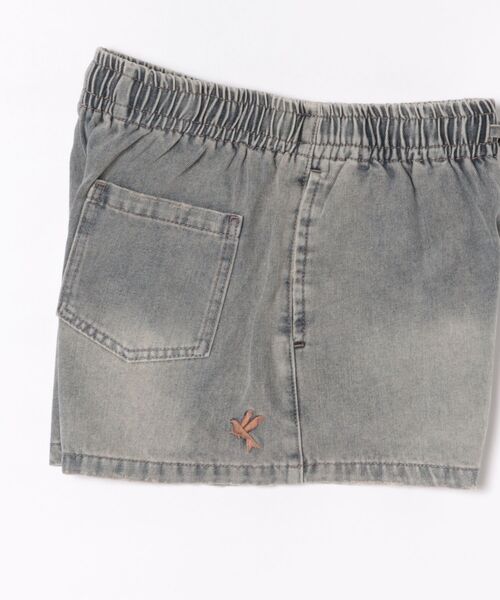 One Tea spoon（ワンティースプーン）の「DENIM BOXER SHORT（デニムパンツ・レディース・ケミカルウォッシュ・S）」の9枚目の写真