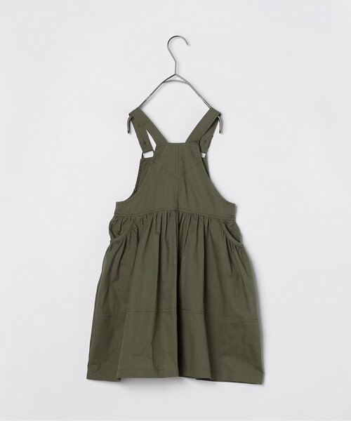 p.premier(ピードットプルミエ)の「【ジュニア対応】リップストップワークジャンスカ(ジャンパースカート・キッズ・チャコール/カーキ/アイボリー・140/130/120/110/100/90/80)」の7枚目の写真