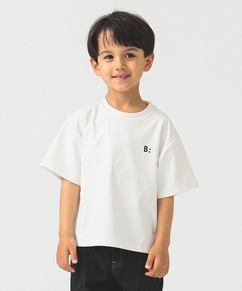 B:MING by BEAMS(ビーミングバイビームス)の「ラッシュガード Tシャツ 2025SS(100~140cm)(Tシャツ/カットソー・キッズ・オフホワイト/ネイビー・130/120/110/100/140)」の2枚目の写真
