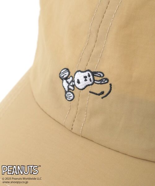 PEANUTS(ピーナッツ)の「■PEANUTS スヌーピーキャップ(キャップ・レディース・アイボリー/ブラック/ベージュ・FREE)」の10枚目の写真