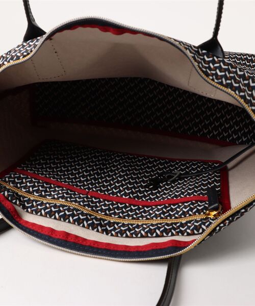 Roberta Pieri（ロベルタピエリ）の「ROBERTA PIERI/ロベルタピエリ ラージトートバッグ【TATAMI LT2】（トートバッグ・レディース・ネイビー/グリーン・FREE）」の5枚目の写真