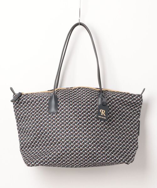 Roberta Pieri（ロベルタピエリ）の「ROBERTA PIERI/ロベルタピエリ ラージトートバッグ【TATAMI LT2】（トートバッグ・レディース・ネイビー/グリーン・FREE）」の8枚目の写真