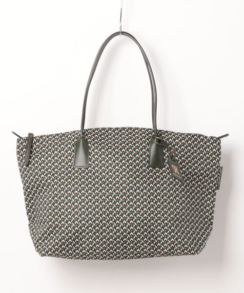 Roberta Pieri（ロベルタピエリ）の「ROBERTA PIERI/ロベルタピエリ ラージトートバッグ【TATAMI LT2】（トートバッグ・レディース・ネイビー/グリーン・FREE）」の9枚目の写真