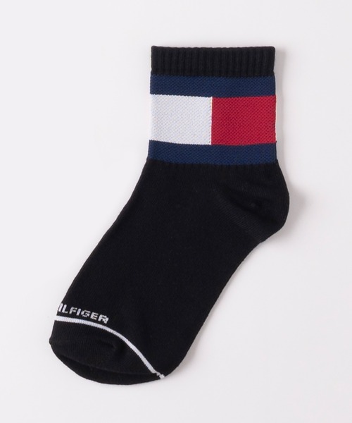 TOMMY HILFIGER(トミーヒルフィガー)の「【EC別注】TOMMY HILFIGER/トミーヒルフィガー ブランド ロゴ 靴下 抗菌防臭 くるぶし上 ショートソックス 3足セット 19cm 20cm 21cm 22cm 23cm(ソックス/靴下・キッズ・その他1/その他2/ホワイト・19-21cm/21-23cm)」の5枚目の写真
